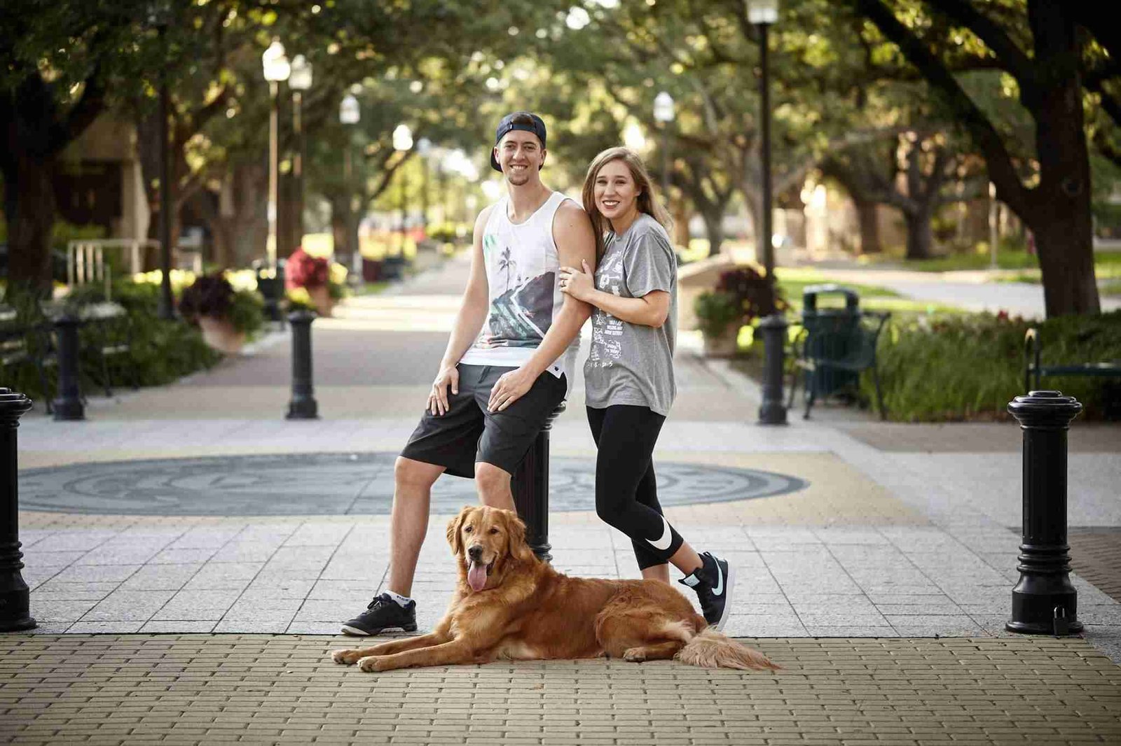 Calvin and Krista, owners of Scoop-A-Doo, with their dog